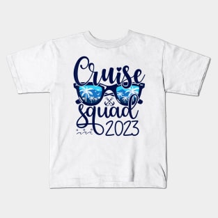 Cruise Squad 2023 Vacation Matching Family Group Squad Kids T-Shirt